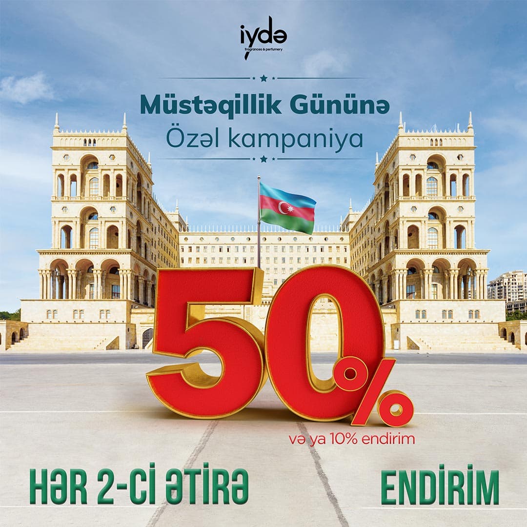 İydə Perfumery-də Müstəqillik Gününə özəl kampaniya!