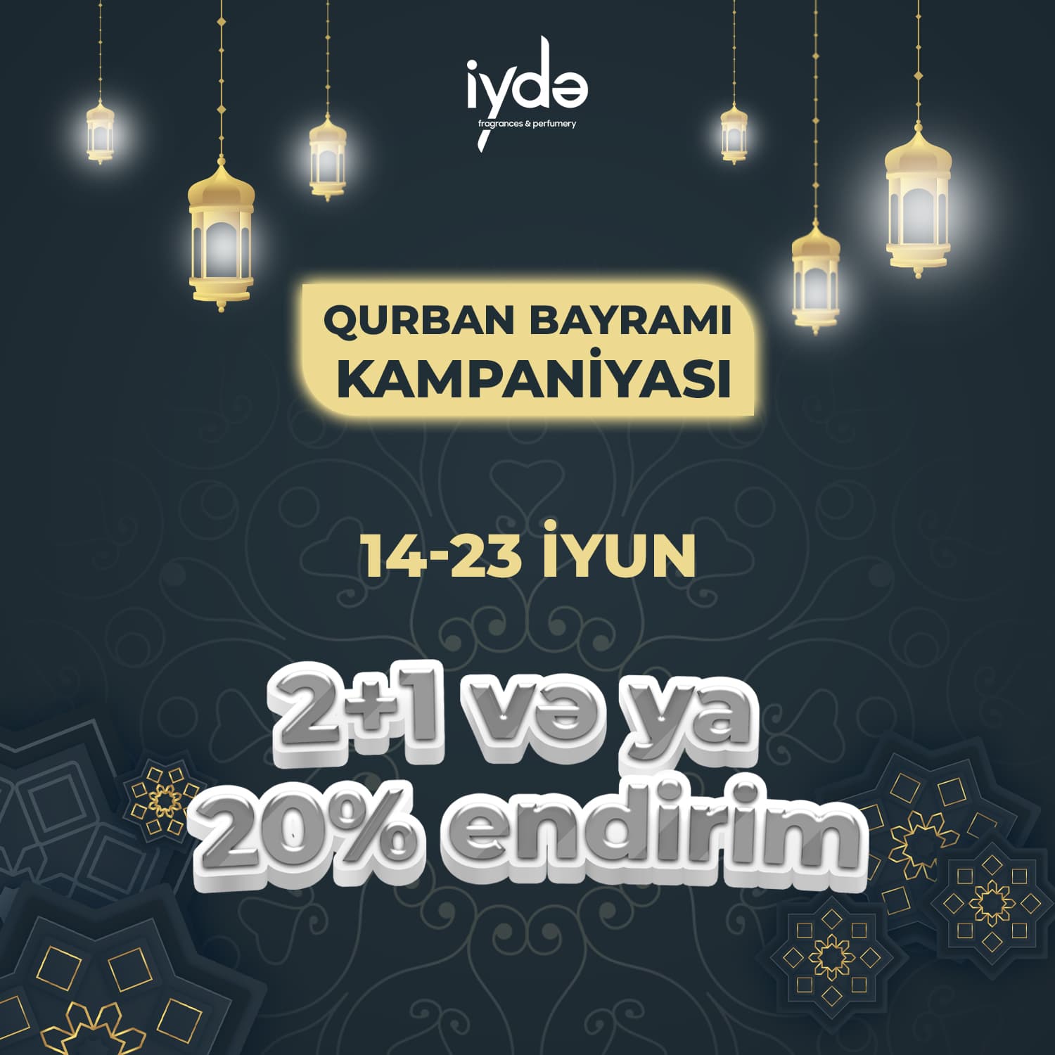 Qurban Bayramı kampaniyası 2+1 və yaxud 20% ENDİRİM!